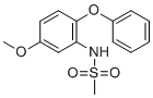 N-(5-Methoxy-2-Phenoxyphenyl)methanesulfonamide molecular structure (CAS 123664-84-6)