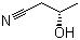 structure of CAS# 123689-95-2, (S)-3-Hydroxybutanenitrile;(3S)-3-Hydroxybutanenitrile