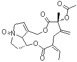Seneciphyllinine N-oxide molecular structure (CAS 123844-00-8)
