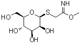 2-Imino-2-methoxyethyl-1-thio-beta-D-mannoside molecular structure (CAS 1238691-62-7)