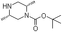 (2S,5S)-2,5-Dimethyl-1-piperazinecarboxylic acid tert-butyl ester molecular structure (CAS 1238951-37-5)