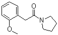 1-[(2-Methoxyphenyl)acetyl]pyrrolidine molecular structure (CAS 123902-10-3)