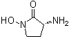 (3R)-3-Amino-1-hydroxy-2-pyrrolidinone molecular structure (CAS 123931-04-4)