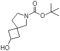 结构式 CAS# 1239319-91-5, 2-羟基-6-氮杂螺[3.4]辛烷-6-羧酸叔丁酯