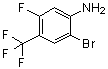 2-Bromo-5-fluoro-4-(trifluoromethyl)aniline molecular structure (CAS 1239463-37-6)