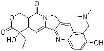 拓扑替康分子结构 (CAS 123948-87-8)