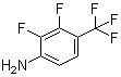 structure of CAS# 123950-46-9, 2,3-Difluoro-4-(trifluoromethyl)aniline;4-Amino-2,3-difluorobenzotrifluoride