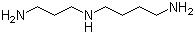 结构式 CAS# 124-20-9, 亚精胺; 精脒; N-(3-氨基丙基)-1,4-丁二胺