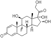曲安西龙分子结构 (CAS 124-94-7)