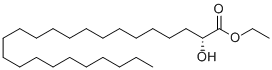 2-Hydroxytetracosanoic acid ethyl ester molecular structure (CAS 124111-47-3)