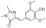 (5Z)-3,5-Dihydro-5-[(4-hydroxy-3,5-dimethoxyphenyl)methylene]-2,3-dimethyl-4H-imidazol-4-one molecular structure (CAS 1241390-25-9)
