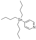结构式 CAS# 124252-41-1, 4-(三正丁基锡烷基)吡啶