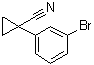 1-(3-Bromophenyl)cyclopropanecarbonitrile molecular structure (CAS 124276-83-1)