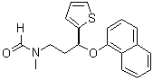 N-Methyl-N-[(3S)-3-(1-naphthalenyloxy)-3-(2-thienyl)propyl]formamide molecular structure (CAS 1243540-89-7)