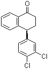 结构式 CAS# 124379-29-9, 4-(3,4-二氯苯)-3,4-二氢-2H-萘-1-酮