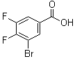 structure of CAS# 1244642-73-6, 3-Bromo-4,5-difluorobenzoic acid