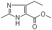 4-Ethyl-2-methyl-1H-imidazole-5-carboxylic acid methyl ester molecular structure (CAS 1245644-44-3)