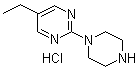5-Ethyl-2-(piperazin-1-yl)pyrimidine hydrochloride molecular structure (CAS 1245645-32-2)