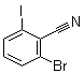 结构式 CAS# 1245648-93-4, 2-溴-6-碘苯甲腈