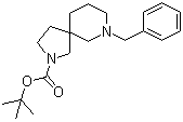 7-(Phenylmethyl)-2,7-diazaspiro[4.5]decane-2-carboxylic acid tert-butyl ester molecular structure (CAS 1245649-93-7)