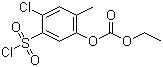 4-Chloro-5-(chlorosulfonyl)-2-methylphenyl ethyl carbonate molecular structure (CAS 1245807-01-5)