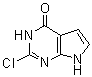 structure of CAS# 1245811-22-6, 2-Chloro-3,7-dihydro-4H-pyrrolo[2,3-d]pyrimidin-4-one