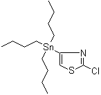 2-Chloro-4-(tributylstannyl)thiazole molecular structure (CAS 1245816-11-8)