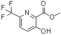 3-Hydroxy-6-(trifluoromethyl)-2-pyridinecarboxylic acid methyl ester molecular structure (CAS 1245915-35-8)