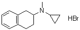 N-Cyclopropyl-1,2,3,4-tetrahydro-N-methyl-2-naphthalenamine hydrobromide (1:1) molecular structure (CAS 1246094-80-3)
