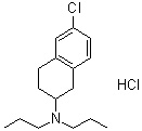 6-Chloro-1,2,3,4-tetrahydro-N,N-dipropyl-2-naphthalenamine hydrochloride (1:1) molecular structure (CAS 1246094-87-0)