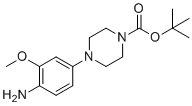 Tert-butyl 4-(4-amino-3-methoxyphenyl)piperazine-1-carboxylate molecular structure (CAS 1246532-96-6)
