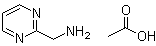 2-Pyrimidinemethanamine acetate molecular structure (CAS 1246834-64-9)