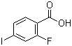 2-Fluoro-4-iodobenzoic acid molecular structure (CAS 124700-40-9)
