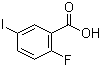 2-Fluoro-5-iodobenzoic acid molecular structure (CAS 124700-41-0)