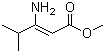 Methyl 3-amino-4-methyl-2-pentenoate molecular structure (CAS 124703-77-1)