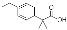 structure of CAS# 1247119-83-0, 4-Ethyl-alpha,alpha-dimethylbenzeneacetic acid