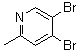 structure of CAS# 1247348-33-9, 4,5-Dibromo-2-methylpyridine