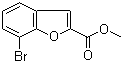 structure of CAS# 1247406-14-9, 7-Bromo-2-benzofurancarboxylic acid methyl ester