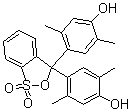 Xylenol blue molecular structure (CAS 125-31-5)