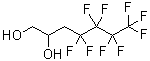 4,4,5,5,6,6,7,7,7-Nonafluoro-1,2-heptanediol molecular structure (CAS 125070-38-4)