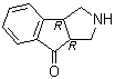 structure of CAS# 1251008-65-7, (3aR,8aR)-1,3,3a,8a-Tetrahydroindeno[1,2-c]pyrrol-8(2H)-one