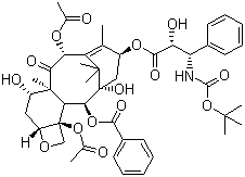 Docetaxel molecular structure (CAS 125354-16-7)