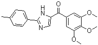 [2-(4-Methylphenyl)-1H-imidazol-5-yl](3,4,5-trimethoxyphenyl)methanone molecular structure (CAS 1253697-93-6)