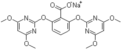 Bispyribac-sodium molecular structure (CAS 125401-92-5)