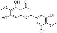 3',5,5',7-Tetrahydroxy-4',6-dimethoxyflavone molecular structure (CAS 125537-92-0)