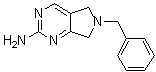 6,7-Dihydro-6-(phenylmethyl)-5H-pyrrolo[3,4-d]pyrimidin-2-amine molecular structure (CAS 1256353-14-6)