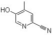 5-Hydroxy-4-methyl-2-pyridinecarbonitrile molecular structure (CAS 1256792-51-4)