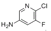 6-Chloro-5-fluoropyridin-3-amine molecular structure (CAS 1256806-83-3)