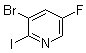 3-Bromo-5-fluoro-2-iodopyridine molecular structure (CAS 1256806-95-7)