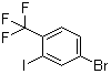 结构式 CAS# 1256945-00-2, 4-溴-2-碘-1-(三氟甲基)苯